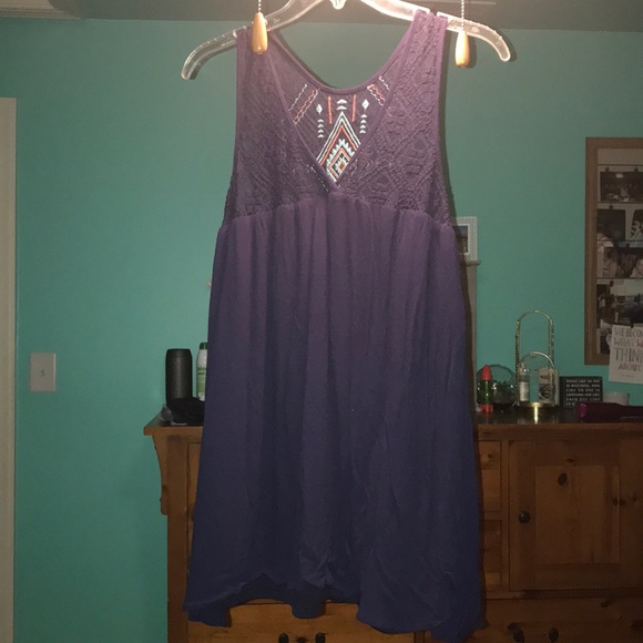 Navy blue mini dress - Picture 3 of 3